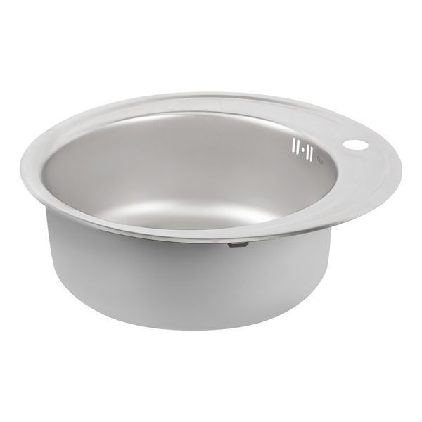 Кухонная мойка Qtap D510 0,8 мм Satin (QTD510SAT08) SD00040977 фото