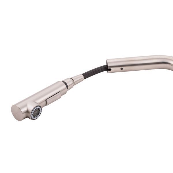 Смеситель для кухни Qtap Karuska 9139103FN с выдвижным изливом SD00042273 фото