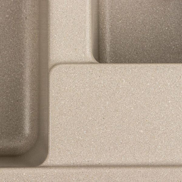 Гранитная мойка для кухни Platinum 7850W TOSKANA матовый Титан 40385 фото