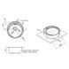 Кухонная мойка Qtap D510 0,8 мм Satin (QTD510SAT08) SD00040977 фото 2