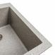 Гранітна мийка для кухні Platinum SOKIL 4150 матова Сіра 49320 фото 4