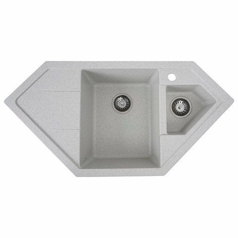 Гранитная мойка для кухни Platinum 9950 PANDORA матовая Топаз 3687 фото