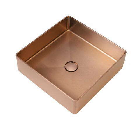 Умывальник Platinum Handmade PVD медный 400x400 мм 23601 фото