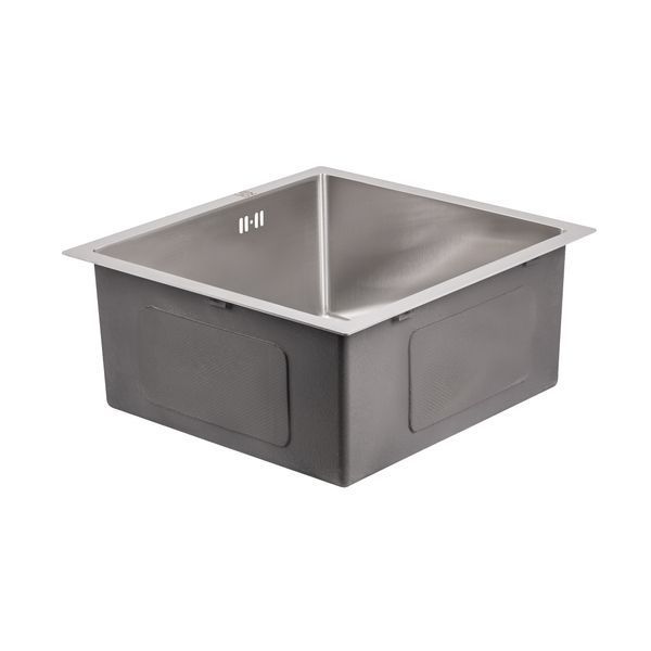 Мийка для кухні інтегрована Lidz Handmade H4745 (LDH4745BRU35385) Brushed Steel 3,0/0,8 мм SD00041489 фото
