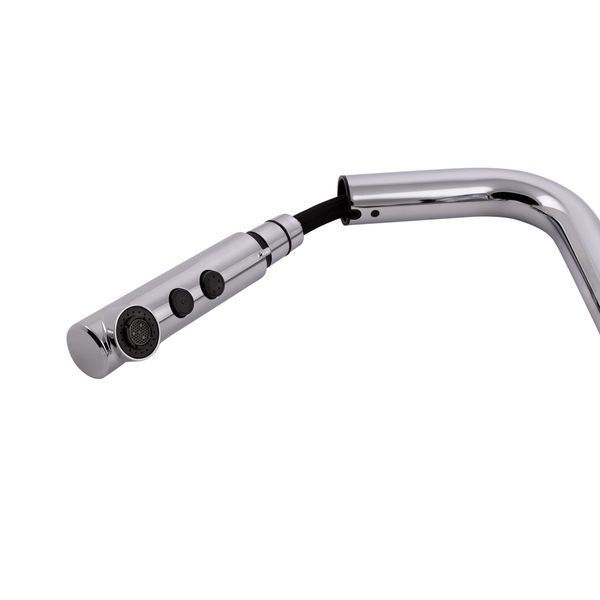 Смеситель для кухни Qtap Janicka 9134103FC с выдвижным изливом SD00042275 фото