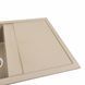 Гранитная мойка для кухни Platinum 7950 Selena матовий Титан 40379 фото 6