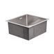 Мийка для кухні інтегрована Lidz Handmade H4745 (LDH4745BRU35385) Brushed Steel 3,0/0,8 мм SD00041489 фото 4