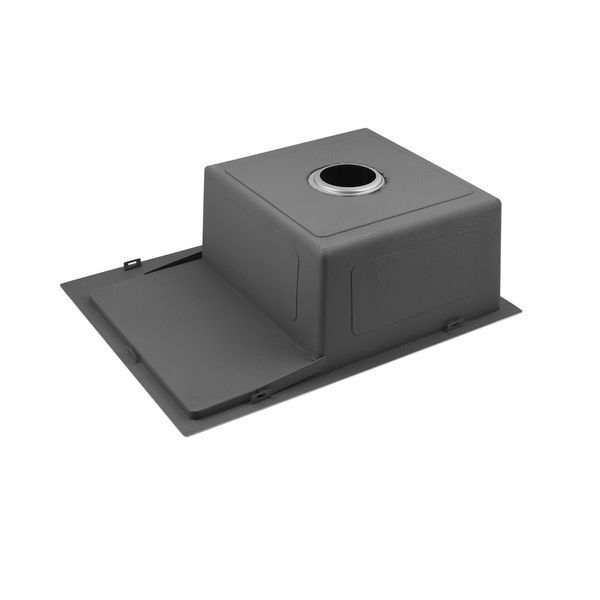 Комплект кухонной мойки KRP Schwarze - 6350LHM PVD ST41922 фото