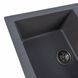 Гранитная мойка для кухни Platinum 7850 TROYA матовая Серый муссон 3260 фото 6