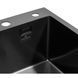 Комплект кухонной мойки Kroner KRP Schwarze 6350RHM PVD ST4303 SL42139 фото 7