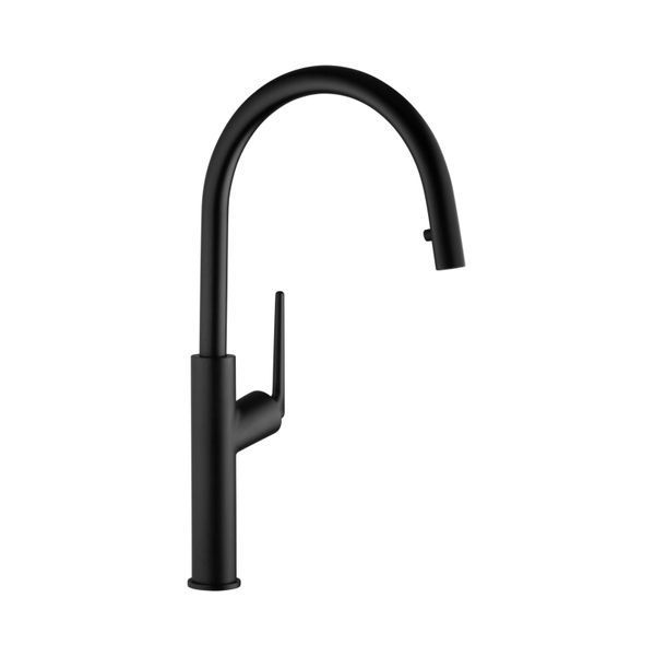 Комплект кухонной мойки Kroner KRP Schwarze 60х50HM PVD ST06 nero SL43758 фото
