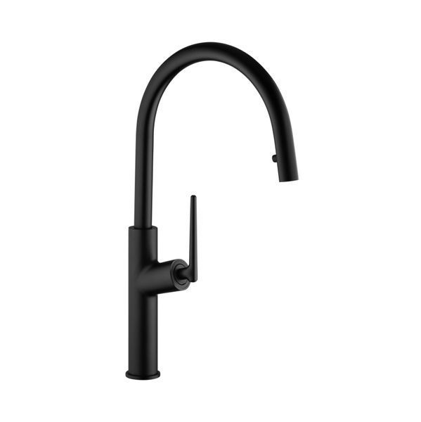 Комплект кухонной мойки Kroner KRP Schwarze 60х50HM PVD ST06 nero SL43758 фото