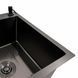 Кухонна мийка CM 78*50 R чорна PVD Platinum Handmade (круглий сифон 3,0/0,8) 45906 фото 3