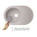 Кухонная мойка Lidz 780x500/200 GRA-09 (LIDZGRA09780500200) SD00039795 фото 5