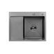 Кухонная мойка Kroner KRP Schwarze - 6350RHM PVD (3.0/1.0 мм) CV031323 фото 1