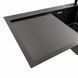 Кухонна мийка CM 78*50 R чорна PVD Platinum Handmade (круглий сифон 3,0/0,8) 45906 фото 4