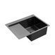 Кухонная мойка Kroner KRP Schwarze - 6350RHM PVD (3.0/1.0 мм) CV031323 фото 3