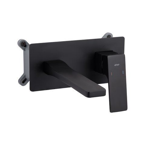 Смеситель для раковины Qtap Gemini скрытого монтажа QTGEM273BLM45694 Black Matt SD00051818 фото