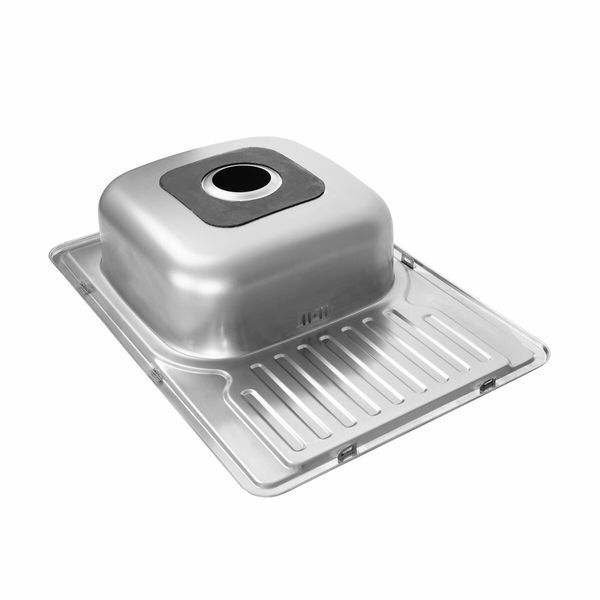Кухонная мойка из нержавеющей стали Platinum 7050 САТИН (0,8/180 мм) 11483 фото