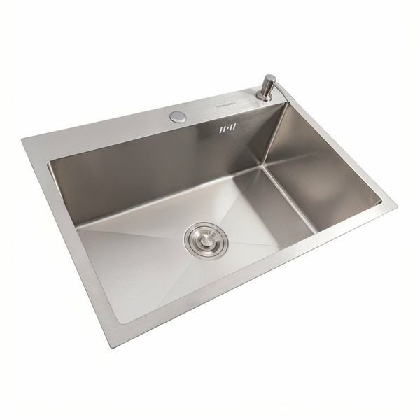 Кухонна мийка нержавійка 65*45 Platinum Handmade (сифон круглий, 3,0/0,8) 46761 фото