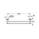 Тримач для рушників Grohe QuickFix Start Cube 41104000 CV034626 фото 2