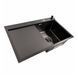 Комплект кухонной мойки Valeso 78х50 RHM PVD ST08 Grafite SL47612 фото 4