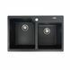 Гранитная мойка для кухни Platinum 7850 HARMONY матовая Антрацит 3895 фото 1