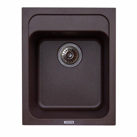 Гранитная мойка для кухни Platinum 4050 KORRADO матовая Мокко 3070 фото