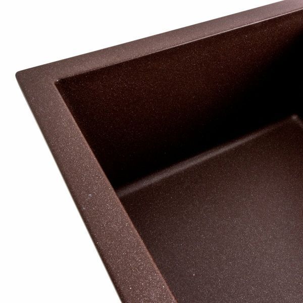 Гранитная мойка для кухни Platinum 7950 Selena матовая Мокко 4020 фото