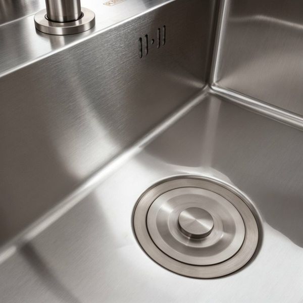 Кухонная мойка CM 47*38 скрытая нержавейка Platinum Handmade + смеситель 44554 фото