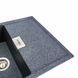 Гранитная мойка для кухни Platinum 8650 DIAMOND матовая (графит) 39819 фото 6