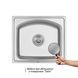 Кухонная мойка Qtap 4842 0,8 мм Satin (QT4842SAT08) SD00044183 фото 6