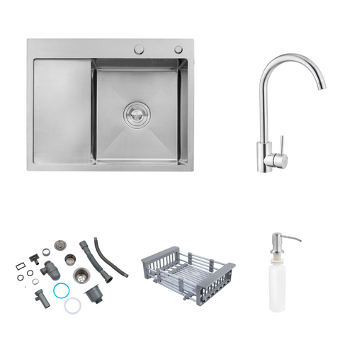 Комплект кухонной мойки KRP Geb&uuml;rstet-6350RHM ST031321 фото