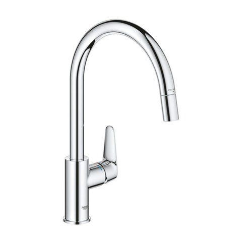 Смеситель для кухни с выдвижным изливом Grohe StartCurve 30562000 CV036271 фото