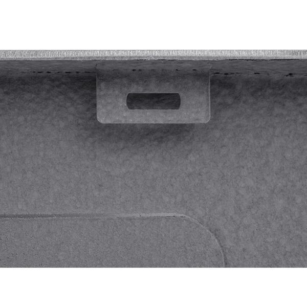 Комплект кухонной мойки Kroner KRP Geb&uuml;rstet 63х50LHM BLK04 nichel SL54261 фото