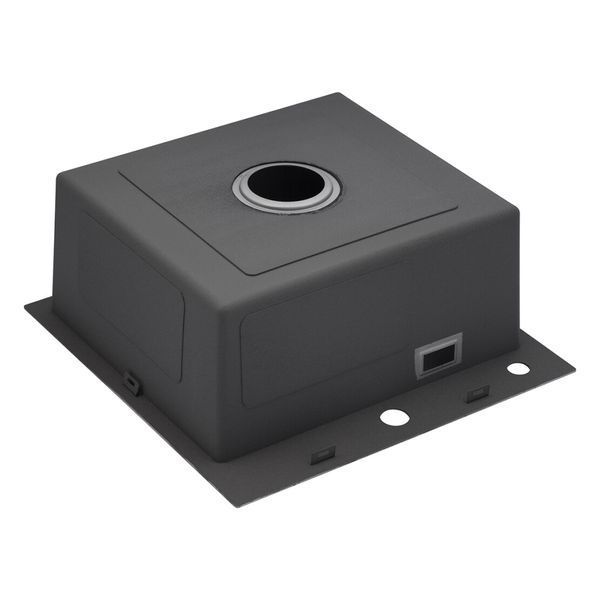 Комплект кухонної мийки Kroner KRP Geb&uuml;rstet 50х50HM ST17 GRA SL43744 фото