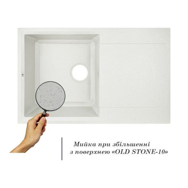 Кухонна мийка Lidz 790x495/230 STO-10 (LIDZМSTO10790495230) SD00039805 фото