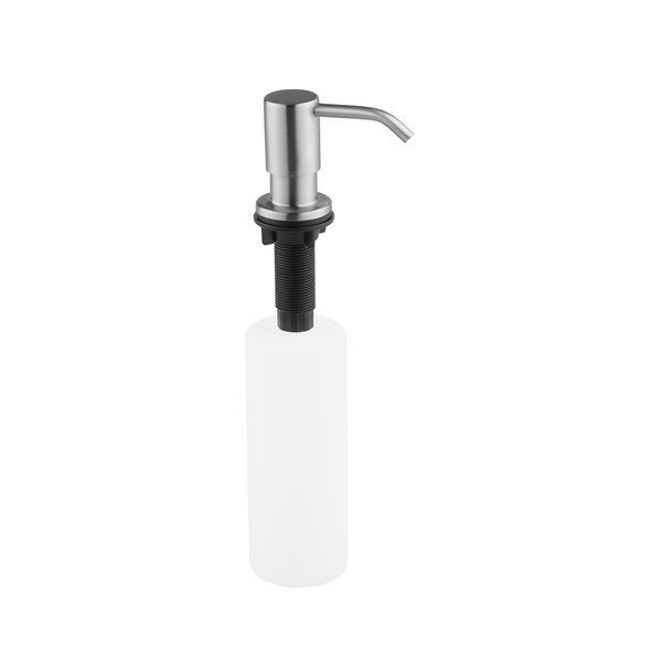 Комплект кухонной мойки Kroner KRP Geb&uuml;rstet 63х50LHM BLK04 nichel SL54261 фото