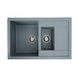 Гранитная мойка для кухни Platinum TOSKANA 7850W матовая Серый муссон 49033 фото 1