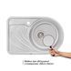 Кухонная мойка Qtap 6744R 0,8 мм Micro Decor (QT6744RMICDEC08) SD00044184 фото 3