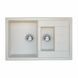 Гранитная мойка для кухни Platinum 7850W TOSKANA матовая Белая 3075 фото 1