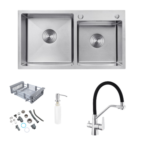 Комплект кухонної мийки KRP Geb&uuml;rstet - 7843ZHM ST051320 фото