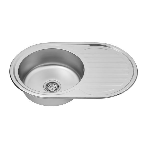 Кухонна мийка Kroner KRP Satin - 7750 (0.8 мм) CV022788 фото