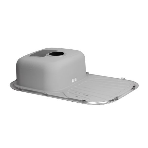 Кухонна мийка Qtap 7448 0,8 мм Satin (QT7448SAT08) SD00044185 фото