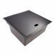 Кухонна мийка CM 50*50 прихована PVD чорна Platinum Handmade (змішувач в комплекті) 47080 фото 8