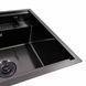 Кухонна мийка CM 50*50 прихована PVD чорна Platinum Handmade (змішувач в комплекті) 47080 фото 5
