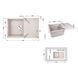 Кухонная мойка Lidz 790x495/230 COL-06 (LIDZCOL06790495230) SD00039802 фото 10