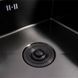 Кухонна мийка CM 50*50 прихована PVD чорна Platinum Handmade (змішувач в комплекті) 47080 фото 7