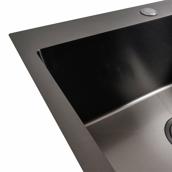 Комплект кухонной мойки Platinum 58*43 PVD pl84341 фото