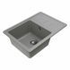 Гранитная мойка для кухни Platinum 6243 LIANA матовая Серая 3795 фото 4